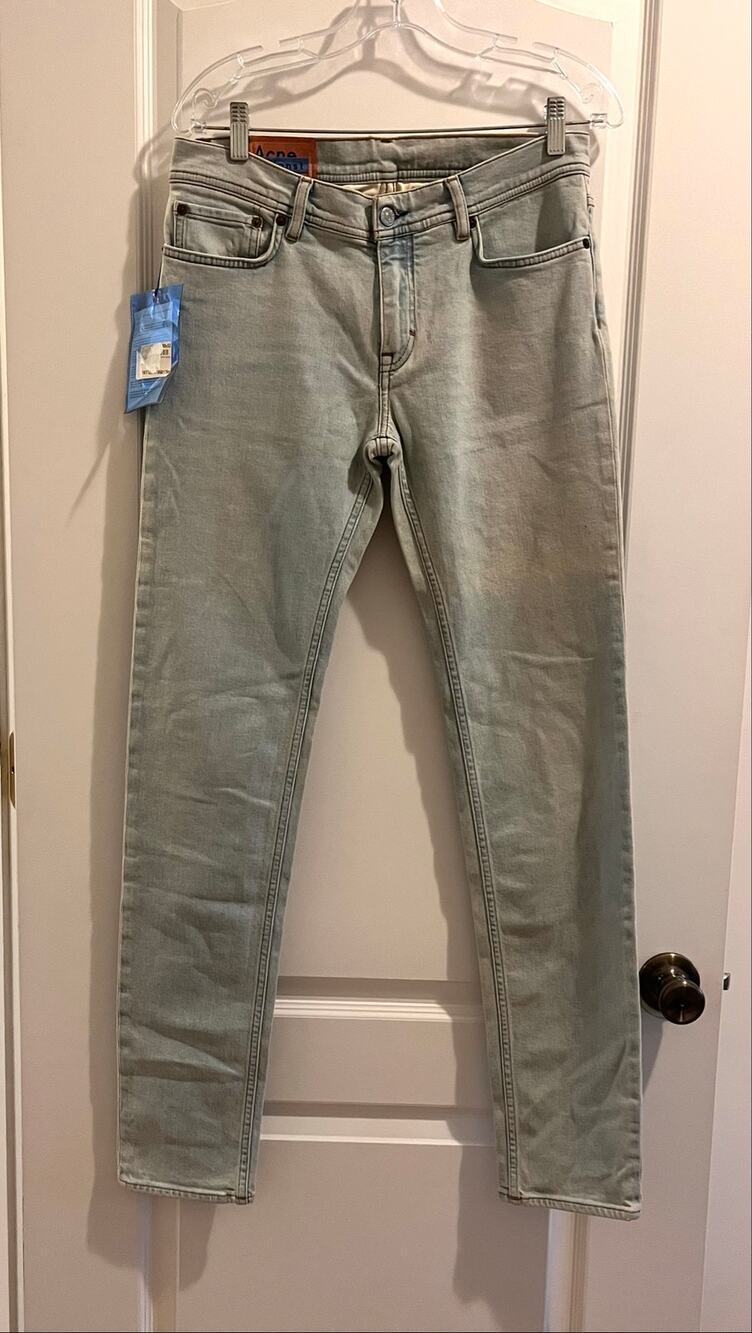 NWT Acne Studio Bla Konst Mid Rise Skinny Jeans SZ 30x32